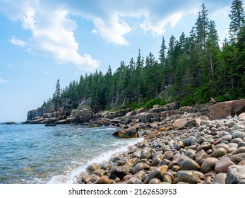 Monument Cove Rocky Beach In Acadia National Park Maine