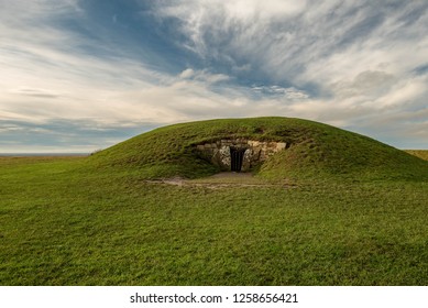 Monument At Hill Of Tara In Ireland