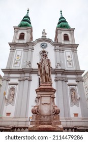 Monument Of Josef Haydn In Vienna . Austrian Composer Of The Classical Period