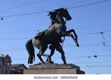 Monument On Bridge Horse Man Made Stock Photo 2000605634 | Shutterstock