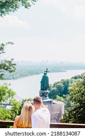 Monument To Prince Volodymyr In Kyiv, Summer 2022