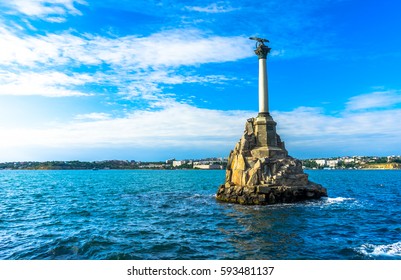 Monument to the Scuttled Ships in Sevastopol - Shutterstock ID 593481137