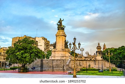 Monument Of The Two Congresses On Congressional Plaza In Buenos Aires, Argentina