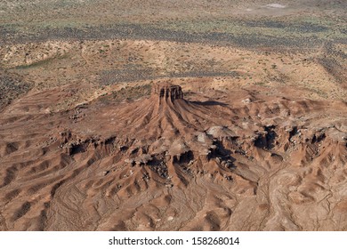 Monument Valley Aerial Sky View From Balloon