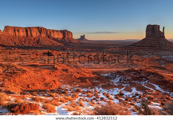 Monument Valley Arizona site of many cowboy\
western movies