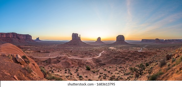 Monument Valley, Arizona, USA at dawn.  - Powered by Shutterstock