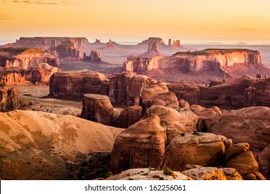 Monument Valley, Desert Canyon In USA