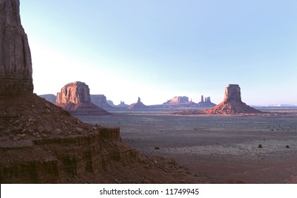 Monument Valley In The Four Corners Area