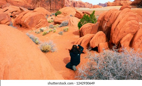 Monument Valley, Navajo Tribal Park, Arizona, Utah, USA, Photographer, Navajo Land, April 17, 2009
