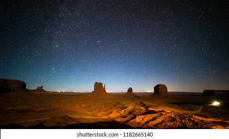 Monument Valley At Night