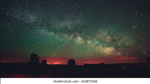 Monument Valley At Night  