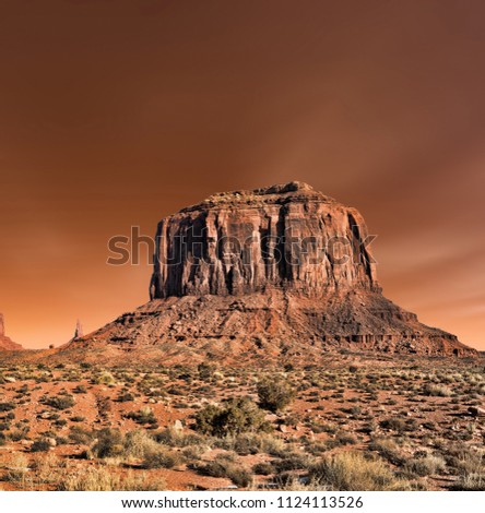 Similar – Monument Valley at sunset, Utah, USA