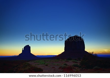 Similar – Monument Valley at sunset, Utah, USA