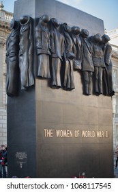 Monument To The Women Of The Second World War, London, England. November 2012