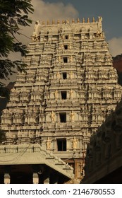 A Monumental Tower At Tirumala Tirupati