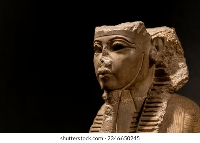 Monuments in a museum. Egypt