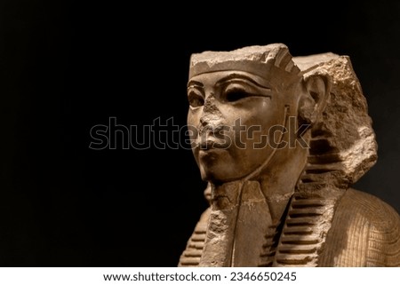 Monuments in a museum. Egypt