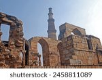 Monuments at Qutub Minar Complex New Delhi, India