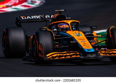 MONZA, Italy, 10 September 2022; # 3, Daniel RICCIARDO, AUS, McLaren F1 Team, MCL35M, Mercedes Engine, During Formula One, F1, Italian Grand Prix, Grosser Preis Von Italien, GP