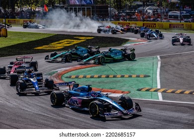 MONZA, Italy, 11 September 2022; Fernando Alonso, Alpine Team Driver, During Formula One, F1, Italian Grand Prix, Grosser Preis Von Italien, GP D'Italie, Motorsport, Formel1