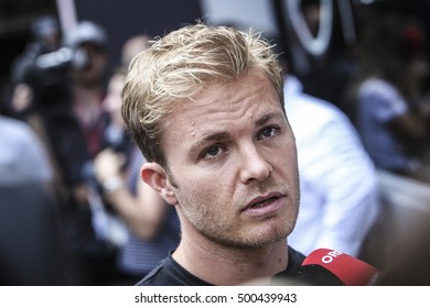 Monza, Italy, 3 September 2016. F1, Grand Prix Of Italy. Portrait Of Nico Rosberg, German Driver Of Mercedes.