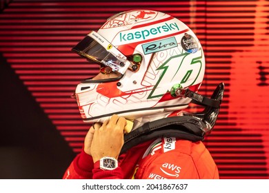 Monza, Italy. 912 September 2021. F1 World Championship. Heineken Italian Gran Prix. Friday 9 September. Qualifying Session. Charles Leclerc, Ferrari.