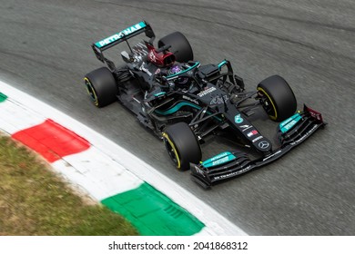 Monza, Italy. 912 September 2021. F1 World Championship. Heineken Italian Gran Prix. Saturday 11 September. Qualifying Session. Lewis Hamilton, Mercedes.