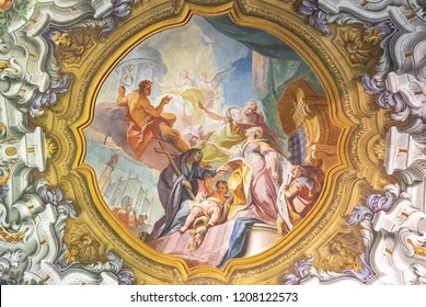 Ceiling Painting Images Stock Photos Vectors Shutterstock