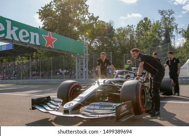 Monza, Italy, September 07 2019 MERCEDES AMG F1 W10  During Grand Prix Heineken Of Italy 2019 - Saturday - Qualifications  Formula 1 Championship