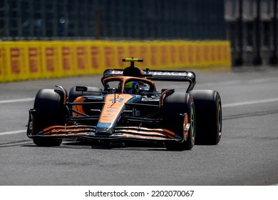 MONZA, ITALY - September 10, 2022: Lando Norris, From The United Kingdom Competes For McLaren F1 . Qualifying, Round 16 Of The 2022 F1 Championship.