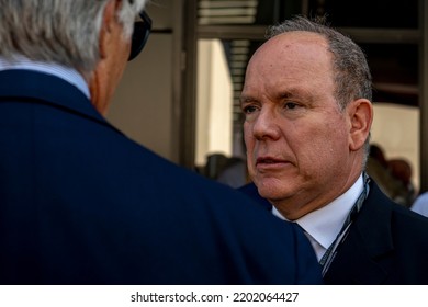 MONZA, ITALY - September 11, 2022: Albert II, Prince Of Monaco At Round 16 Of The 2022 FIA Formula 1 Championship Taking Place At The Monza Circuit In Monza Italy