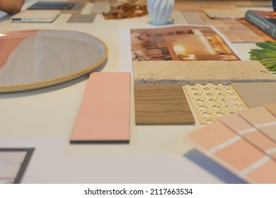 Mood Board Of Materials For Interior Architecture Project