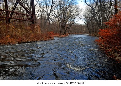 Moodna Creek Under The Moodna Viaduct, Salisbury Mills, New York