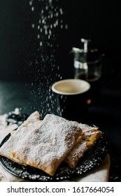 Moody Beignet Breakfast Food Styling 