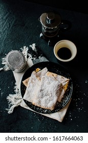 Moody Beignet Breakfast Food Styling 