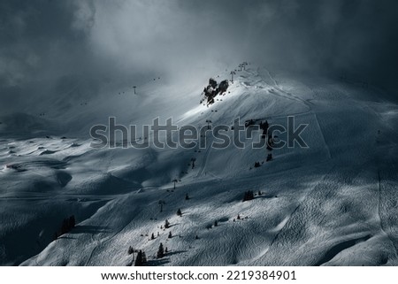 Similar – Foto Bild Der höchste Berg Deutschlands. Die Zugspitze.