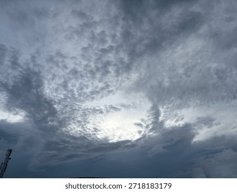 Moody Sky with Dramatic Cloud Pattern