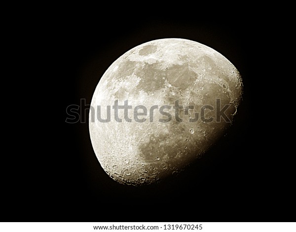 Moon\
background / The Moon is an astronomical body that orbits planet\
Earth and is Earth\'s only permanent natural satellite. It is the\
fifth-largest natural satellite in the Solar\
System