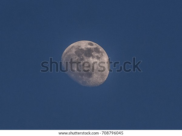 Moon in Blue
Sky
