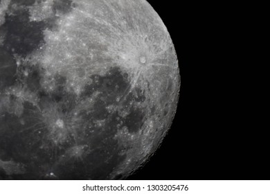 Moon close up