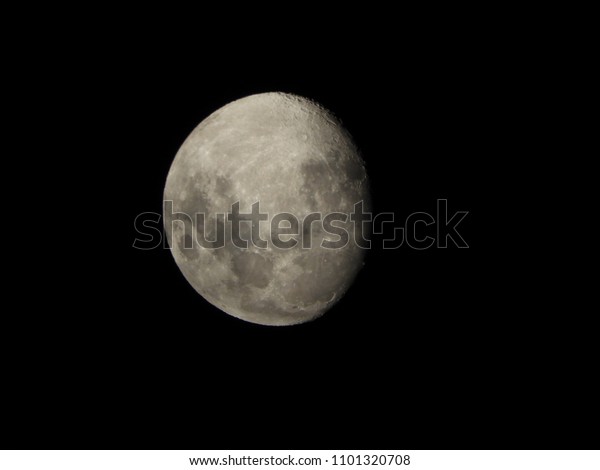 Moon with
clouds