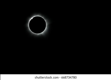 The moon completely obscures the sun during a total solar eclipse. The next total solar eclipse will occur August 21st, 2017 in the United States. - Powered by Shutterstock