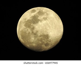 Moon with craters