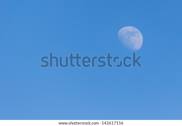 Moon in the\
daytime