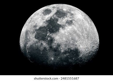 the moon, illuminating the night sky with its serene beauty - Powered by Shutterstock