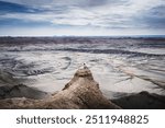 Moon Landscape Overlook, Hanksville, Utah. One of most unique landscape in Southwest of America.