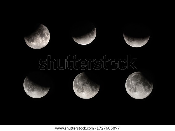 Moon Lunar\
eclipse . Phases of lunar\
eclipse