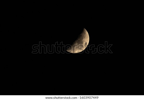 Moon. New moon\
or the first quarter of the moon\
