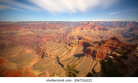 Moon Night Of Grand Canyon