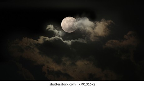 Moon And Night Sky